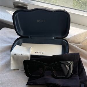 Gucci Women's Black Sunglasses